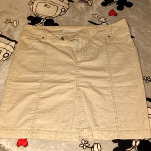 American Eagle Outfitters Beige Mini Skirt